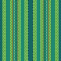 Rimensional lines texture, individuality seamless vertical fabric. Dold textile pattern background stripe in teal and lime colors. vector