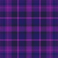 Sky tartan fabric texture, straight pattern plaid background. Easter textile check seamless in blue and violet colors. vector