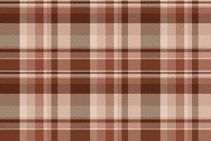 Napkin fabric check tartan, asymmetric seamless plaid . Creativity background pattern textile texture in orange and light colors. vector
