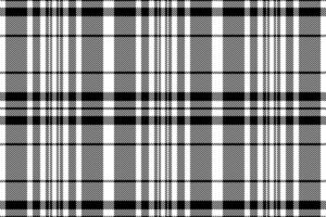 Stylish black and white plaid pattern. Perfect for textile design, website backgrounds, or fashion projects. Classic, timeless design conveys sophistication and elegance. vector