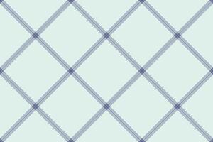Fashioned pattern plaid background, masculine textile check . Gingham tartan seamless fabric texture in white and indigo colors. vector