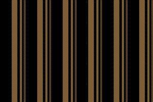 Laisley fabric texture background, couch textile pattern seamless. Tree stripe lines vertical in black and orange colors. vector
