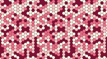 Abstract pink and white circle pattern. Modern geometric design ideal for backgrounds, textures, or website design. Versatile and stylish, conveying energy and sophistication. vector