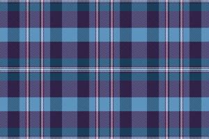 Hanukkah fabric pattern , repeating texture seamless textile. Tissue plaid tartan background check in cyan and dark colors. vector