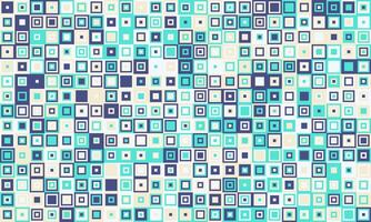 Abstract geometric pattern of teal, beige, and navy squares. Modern, minimalist design ideal for website backgrounds, textiles, or tech presentations. vector