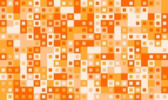 Abstract orange pixelated pattern. Vibrant, energetic design ideal for website backgrounds, presentations, or textile prints. Represents data flow, technology, or modern art. vector