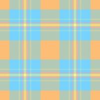 Pastel plaid pattern. Soft, cheerful colors ideal for backgrounds, textiles, or stationery designs. This seamless texture evokes feelings of calmness and spring. vector