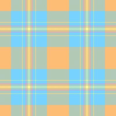 Pastel plaid pattern. Soft, cheerful colors ideal for backgrounds, textiles, or stationery designs. This seamless texture evokes feelings of calmness and spring.