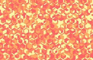 Vibrant abstract geometric pattern. Warm coral and peach hues create a dynamic, energetic design perfect for backgrounds, textiles, or website design. vector