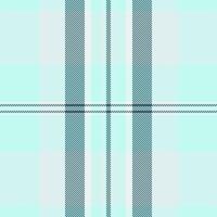 Lady textile fabric tartan, contour seamless check pattern. Ethnic background plaid texture in white and light colors. vector