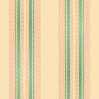 Elegant peach and green vertical stripes pattern. Perfect for textile design, website backgrounds, or packaging. This simple yet sophisticated design evokes a sense of calm and understated style. vector