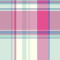 Overlayed check background plaid, glamour fabric tartan. Mesh texture textile pattern seamless in light and ivory colors. vector