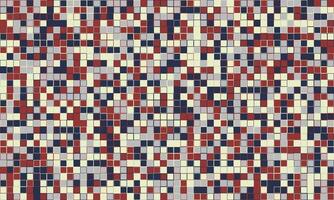 Abstract geometric mosaic pattern in muted red, blue, and beige tones. Perfect for backgrounds, website design, textile prints, and modern art projects. vector