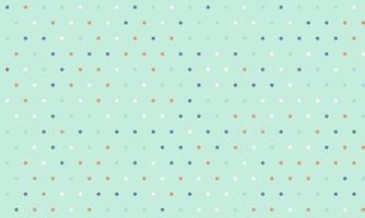 Pastel blue background adorned with a scattered polka dot pattern in white, teal, and orange hues. Perfect for websites, presentations, or textile designs. vector