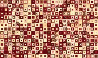 Abstract geometric pattern featuring a mosaic of small squares in warm earthy tones. Perfect for backgrounds, textures, or design elements. vector