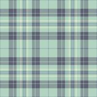 Elegant pastel plaid pattern in soft teal, gray, and cream. Perfect for textile design, website backgrounds, or crafting projects. Evokes a feeling of calm and sophistication. vector