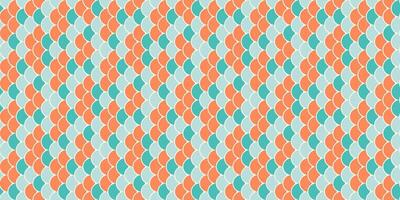 Vibrant teal and coral geometric pattern. Seamless design ideal for textiles, website backgrounds, or packaging. vector