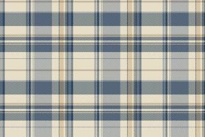 Calm seamless tartan textile, cultural background pattern plaid. Platform check fabric texture in light and cyan colors. vector