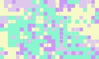 Abstract pastel square mosaic pattern. Perfect for backgrounds, websites, presentations, and social media. Soft, playful colors create a calming, modern aesthetic. vector