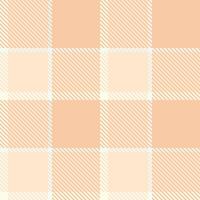 Subtle peach and cream plaid pattern. Perfect for backgrounds, textiles, or packaging design. Evokes feelings of warmth, calmness, and understated elegance. vector