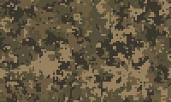 Abstract digital camouflage pattern. Perfect for backgrounds, textures, military or tactical designs, and more. Earthy tones blend seamlessly, creating a versatile, visually appealing image. vector