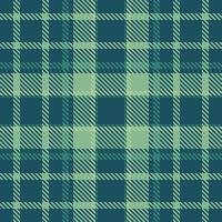 Elegant teal and sage green plaid pattern. Perfect for textile design, apparel, home decor, or website backgrounds. The subtle color palette offers a sophisticated and calming aesthetic. vector