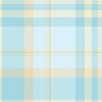 Repetition fabric texture, genuine plaid tartan seamless. Twill background pattern textile check in light and wheat colors. vector