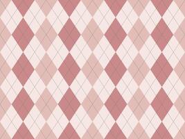 Elegant pink and cream argyle pattern. Perfect for backgrounds, textiles, and branding. Subtle texture and soft color palette evokes feelings of sophistication and femininity. vector