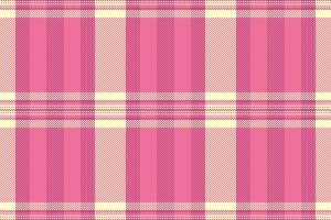 Mexico plaid check, model tartan textile texture. Gingham seamless background pattern fabric in pink and lemon chiffon colors. vector
