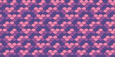 Seamless pastel pink and purple scales pattern. Perfect for textile design, website backgrounds, or playful branding. This repeating geometric texture offers a sophisticated yet whimsical aesthetic. vector