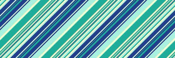 Vibrant diagonal stripes in teal, blue, and pale green create a dynamic, modern pattern. Perfect for textile designs, website backgrounds, or any project needing a fresh, energetic feel. vector