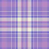 Stage check background, panel plaid textile fabric. Graceful tartan seamless pattern texture in indigo and pastel colors. vector