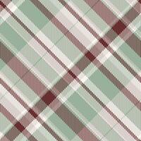 Industry textile tartan pattern, exotic texture fabric seamless. Deep plaid check background in white and pastel colors. vector