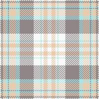 Elegant pastel plaid pattern in soft peach, gray, and mint. Perfect for textile design, fashion, stationery, or website backgrounds. Evokes feelings of calmness and sophistication. vector