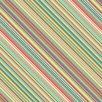 Vibrant diagonal stripes in a retro color palette create a dynamic, playful pattern. vector