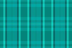 Seamless teal and dark teal plaid pattern. Perfect for textile design, website backgrounds, or any project needing a fresh, modern geometric texture. Evokes feelings of calm and sophistication. vector
