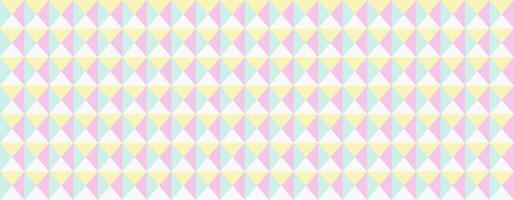 Pastel diamond pattern background. Ideal for website design, social media, or print projects needing a soft, geometric texture. Subtle color palette evokes feelings of calm and sweetness. vector