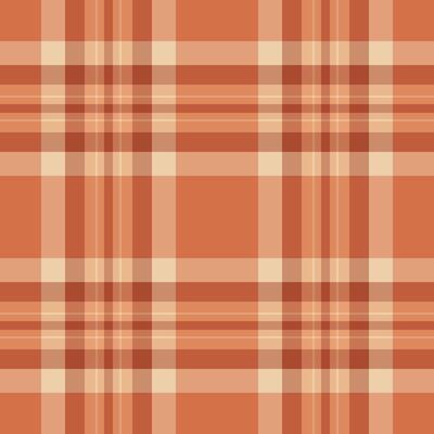 Antique texture pattern fabric, cloth textile plaid. Serene tartan seamless check background in orange and light colors.