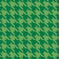 Elegant green and olive houndstooth pattern. Perfect for textile design, website backgrounds, or fashion illustrations. This classic geometric texture evokes sophistication and timeless style. vector