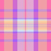 Pastel plaid pattern in soft pink, peach, lavender, and light blue. Perfect for textile design, website backgrounds, or crafting projects. vector