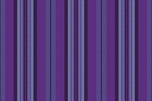 Advertisement seamless textile fabric, perfect pattern texture stripe. Refresh background lines vertical in violet and blue colors. vector