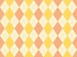 Elegant argyle pattern in soft pastel hues. Perfect for backgrounds, textiles, website design, or adding a touch of classic style to any project. vector