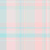 Kid textile background texture, expensive check pattern tartan. Couch fabric plaid seamless in light and white colors. vector