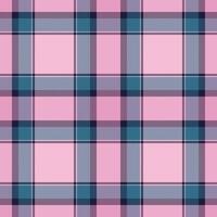 Elegant pink, teal, and gray plaid pattern. Perfect for textile design, website backgrounds, or fashion projects. Subtle texture and soft color palette evoke feelings of warmth and sophistication. vector