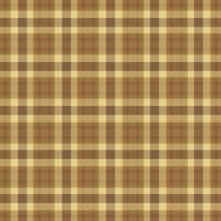 Nyc plaid background , ornament fabric seamless pattern. Folk tartan check textile texture in orange and yellow colors. vector
