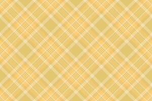 Elegant pastel yellow and beige plaid pattern. Perfect for backgrounds, textiles, or packaging design. Subtle texture adds visual interest. vector