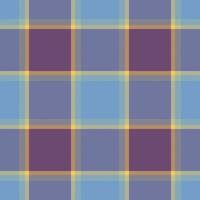Serene pastel plaid pattern. Soft blue, purple, and yellow hues create a calming, versatile texture. Ideal for textile design, fashion, web backgrounds, or stationery. vector