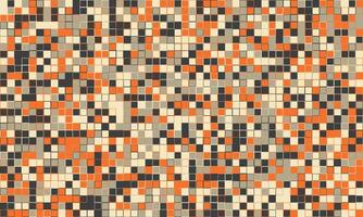 Abstract mosaic pattern. Earthy tones create a textured, pixelated design perfect for backgrounds, website banners, or textile prints. Evokes a sense of subtle energy and modern sophistication. vector