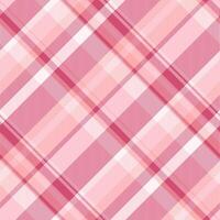 Elegant pink and red plaid pattern. Perfect for textile design, fashion, websites, or branding. A soft, romantic texture with a subtle diagonal design. vector