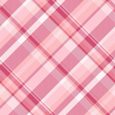 Elegant pink and red plaid pattern. Perfect for textile design, fashion, websites, or branding. A soft, romantic texture with a subtle diagonal design.